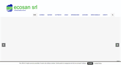Desktop Screenshot of ecosan.it