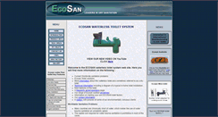 Desktop Screenshot of ecosan.co.za